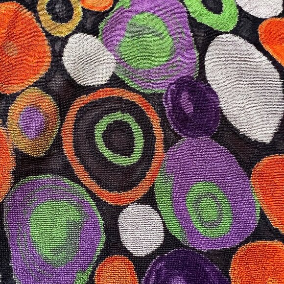 Vintage Mod Retro Groovy Circles Box Tee Top USA M - Picture 5 of 6